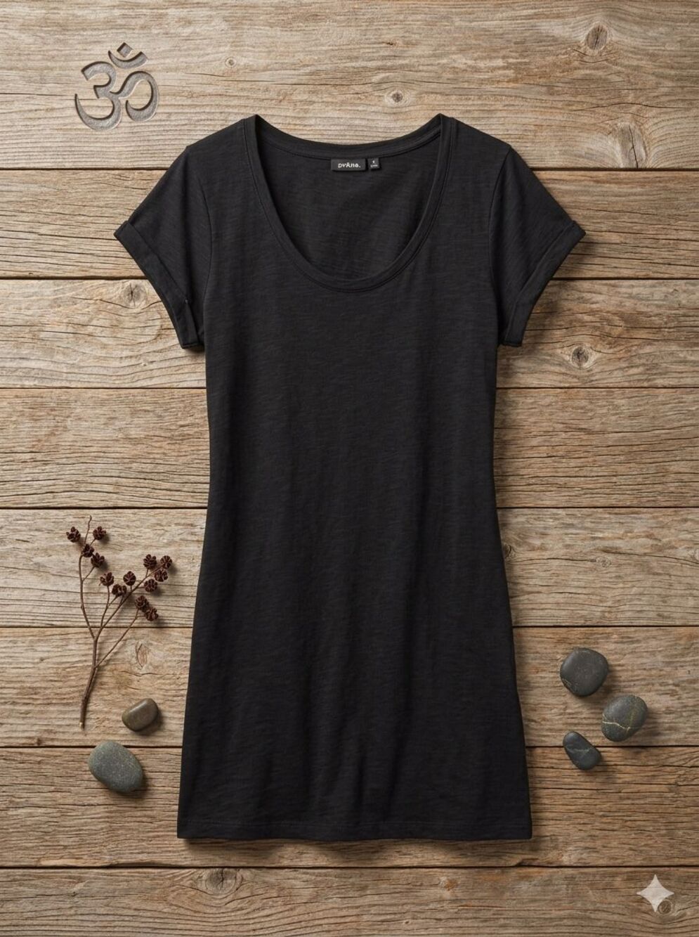 prAna Bon Vivante Dress Black Cap Sleeve Organic Cotton Modal Knit Size S Casual